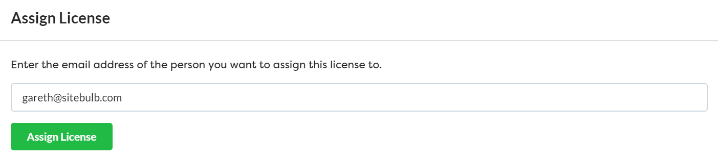 Assign License