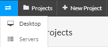 Desktop server switcher