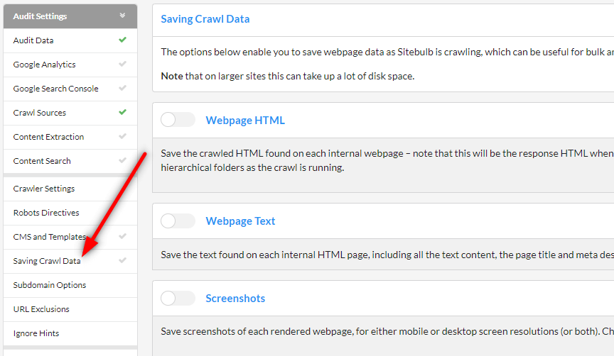 Save the Crawl Data