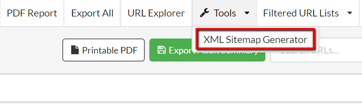 XML Sitemap Generator