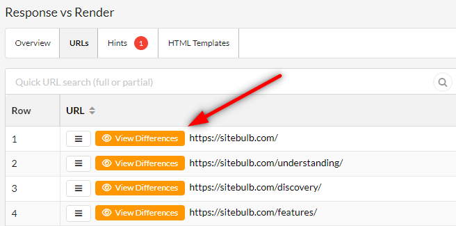 View Differences - Response vs Render